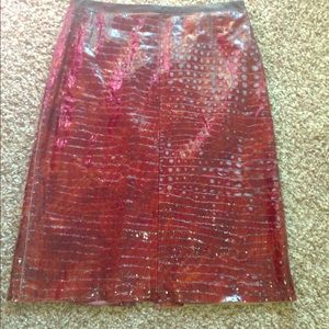 Stunning BCBG Pencil Shirt with textured detail.